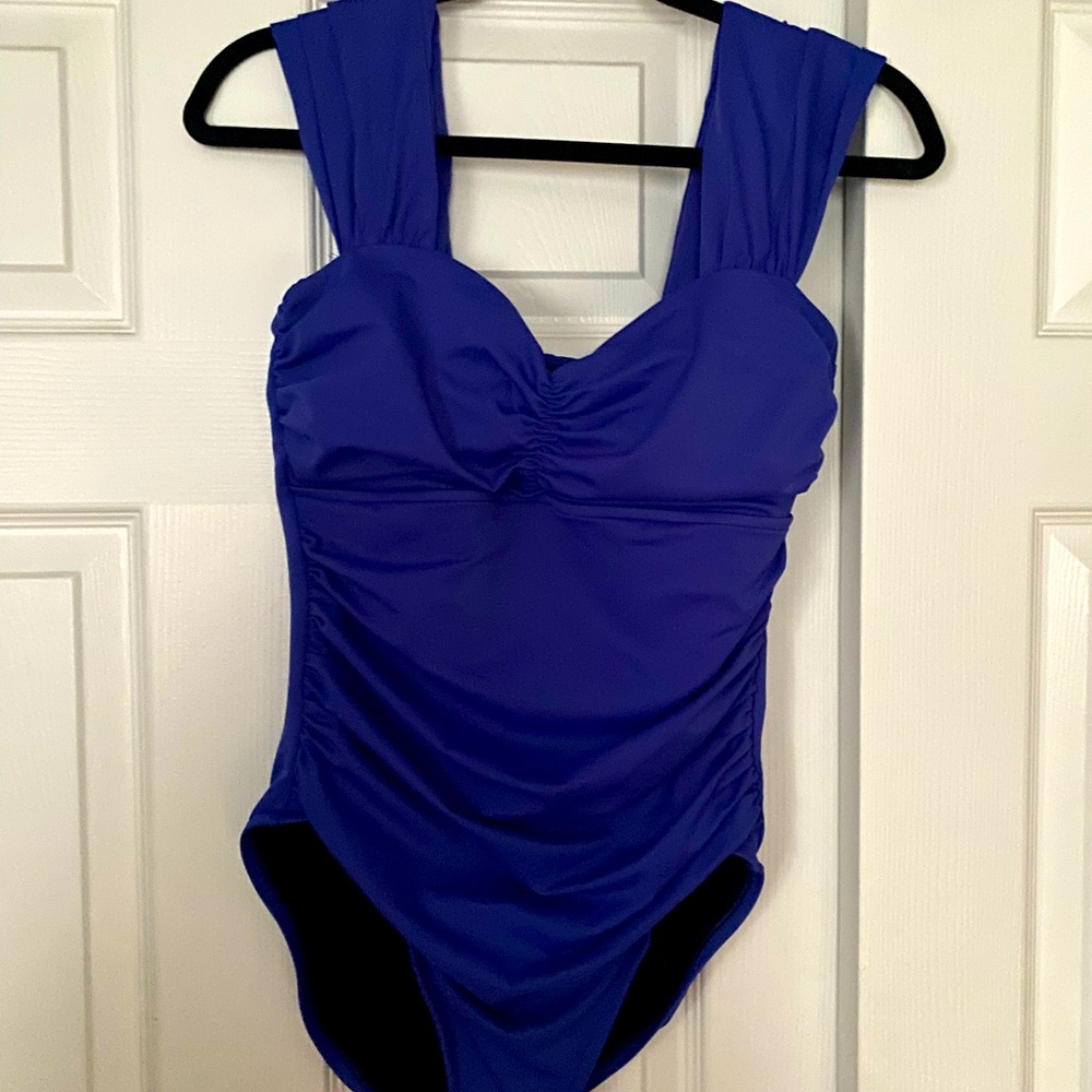 Magicsuit royal blue bathing suit